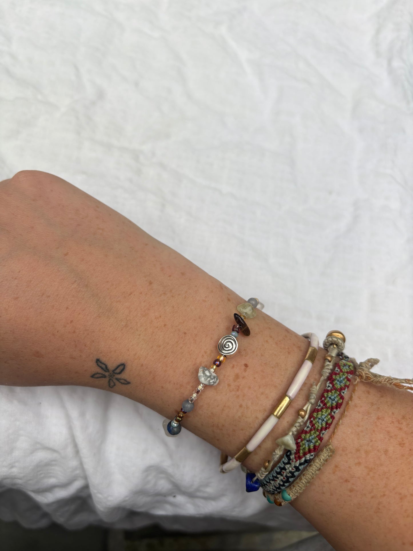 Beaded Spiral Bracelet