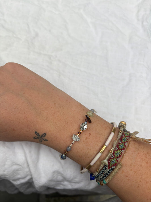 Beaded Spiral Bracelet