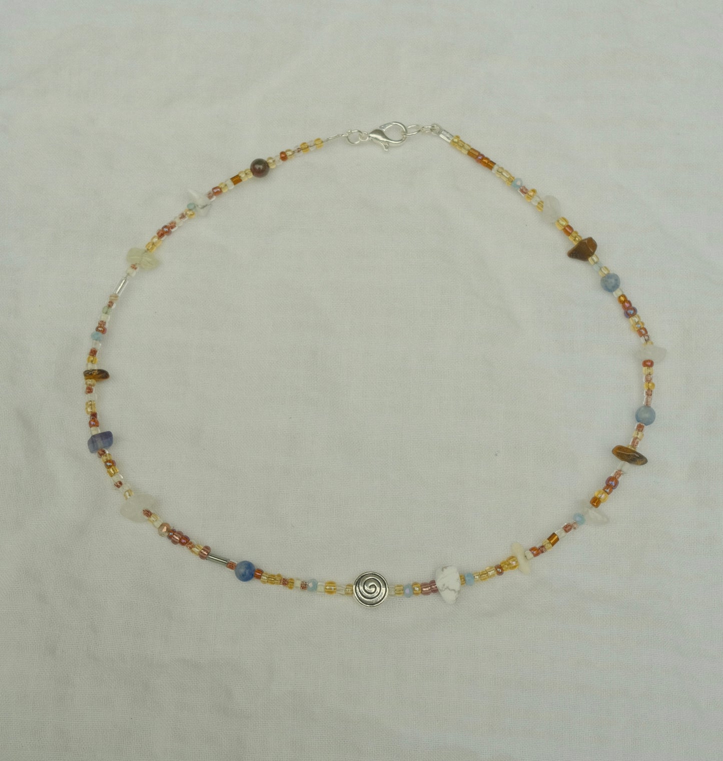 Beaded Spiral Necklace