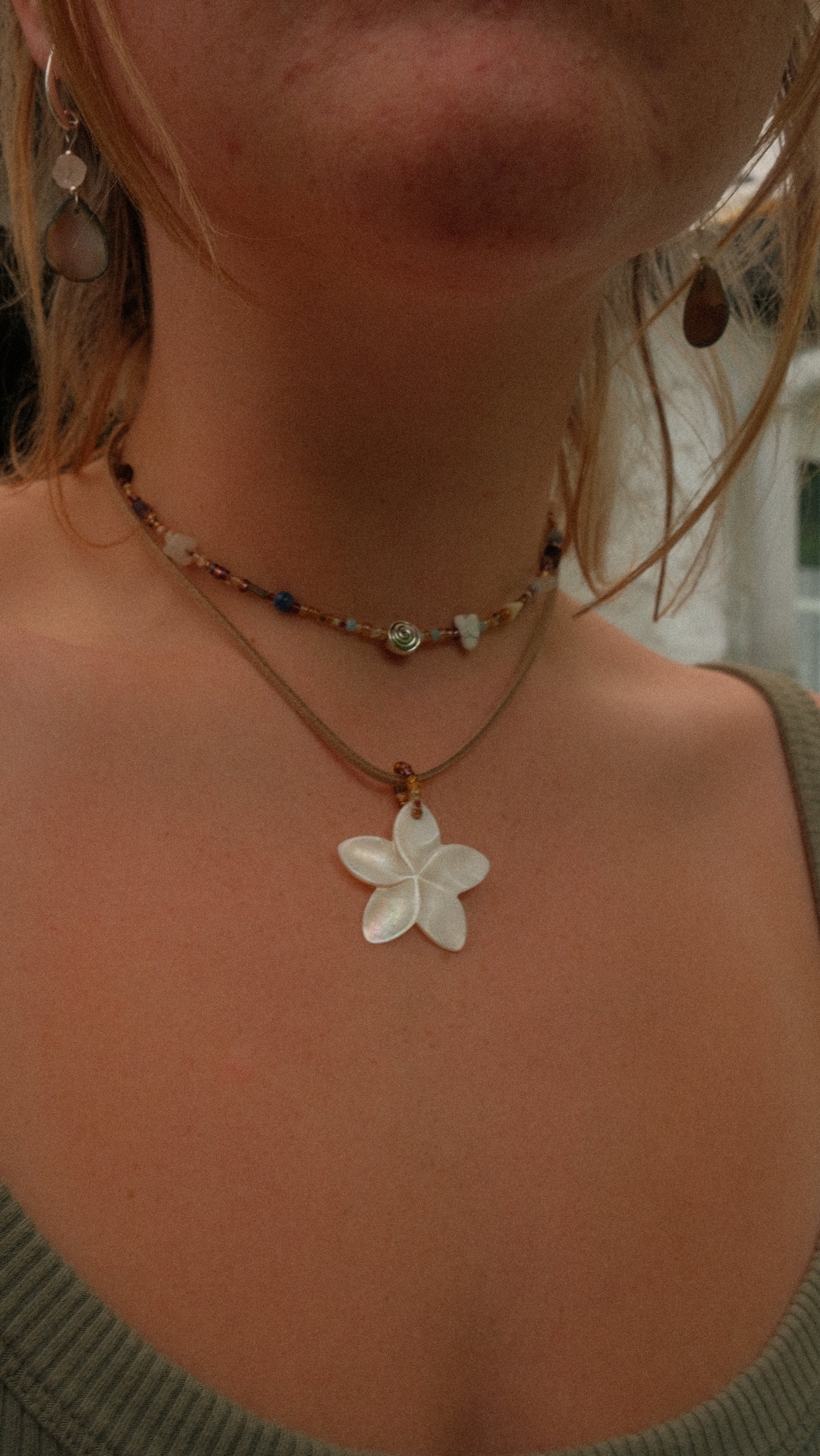 Shell Flower Necklace