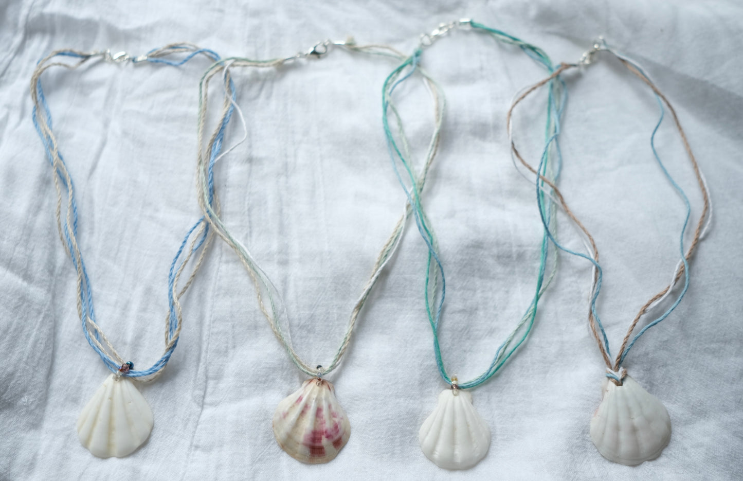 Scallop Hemp Necklace