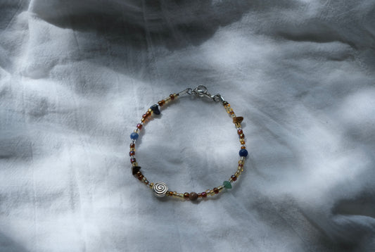 Beaded Spiral Bracelet