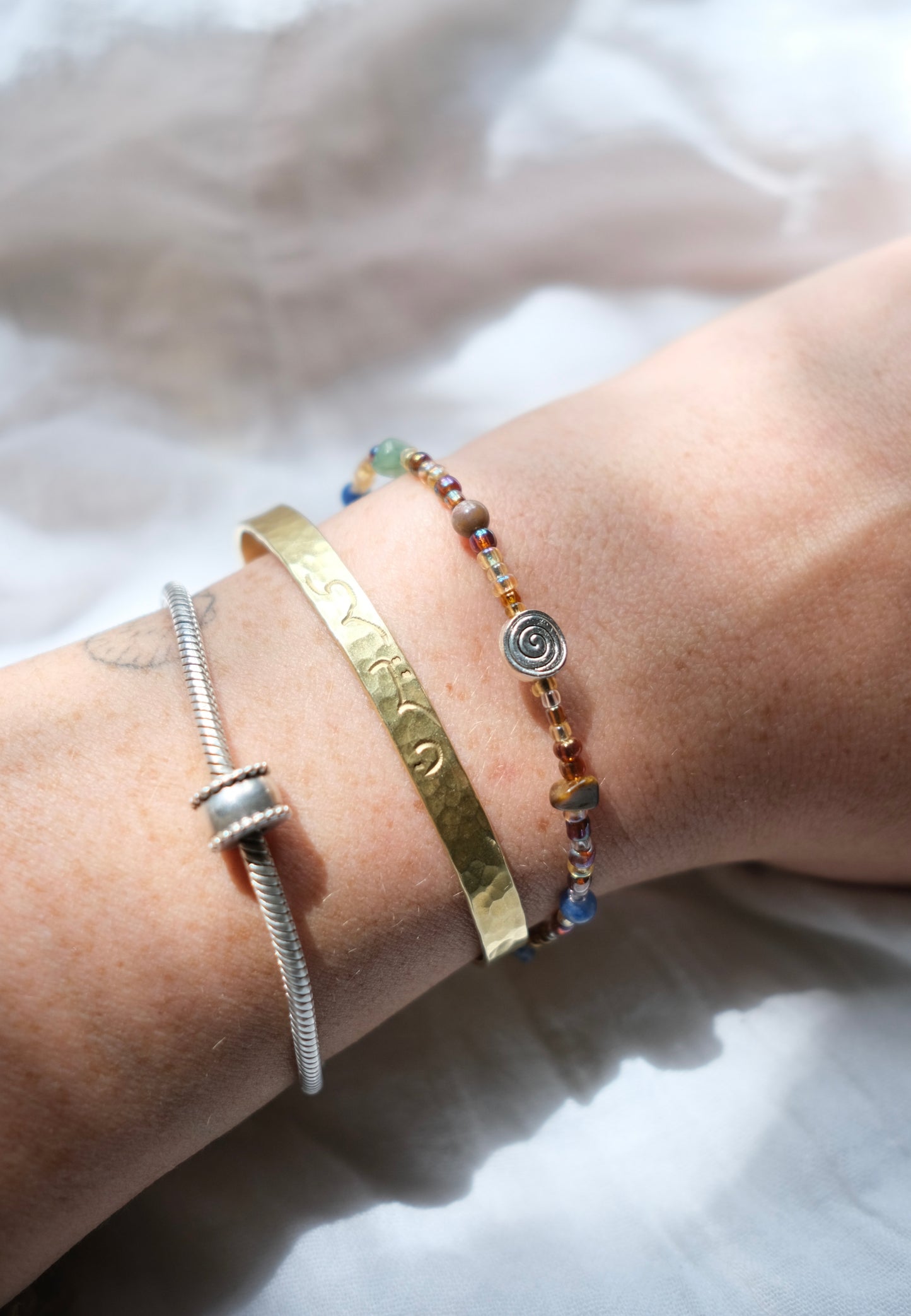 Beaded Spiral Bracelet