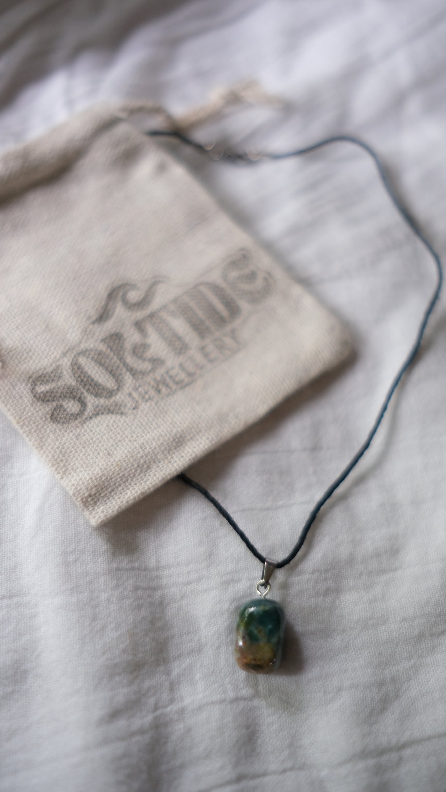 Stone Hemp Necklace